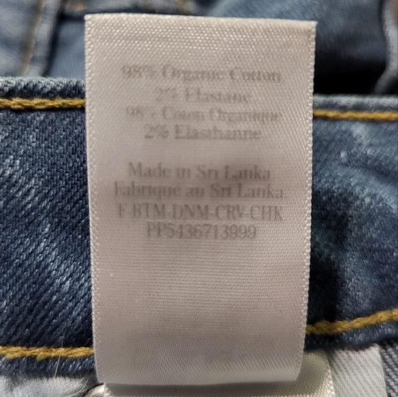 EVERLANE The Curvy Cheeky Straight Leg Jeans Organic Cotton Women's Size 35 - Picture 14 of 14